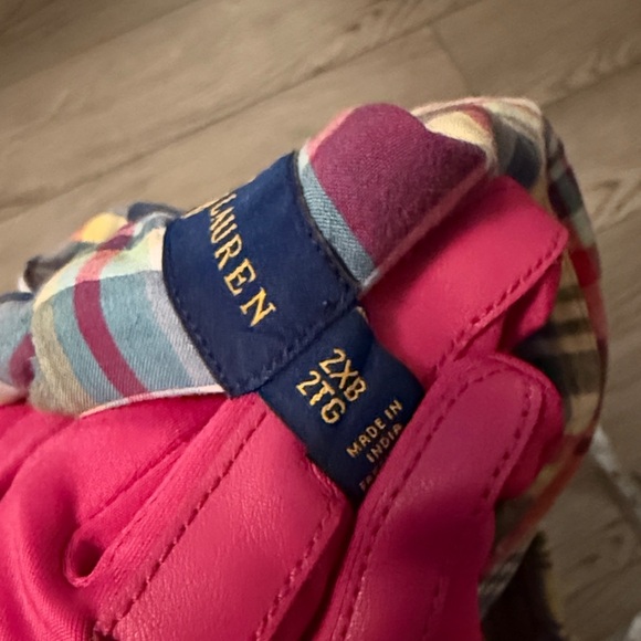 Ralph Lauren Men's Indian Madras Button Down Shirt Size 2XB Broad Chest Waist - Picture 6 of 8